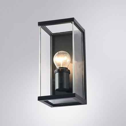Уличный настенный светильник Arte Lamp POT A1631AL-1BK, 1хE27