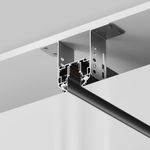 Шинопровод для монтажа Exility в натяжной ПВХ потолок, 2м, черный, TRX034-SCH-422B. TM Maytoni