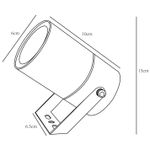 Прожектор Arte Lamp MISTERO A3303AL-1BK, 1хGU10