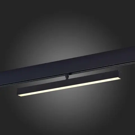 ST802.436.12 Магнитный трековый светильник Черный LED 1*12W 3000K 700Lm Ra>90 120° IP20 L405xW22,5xH92 48VV