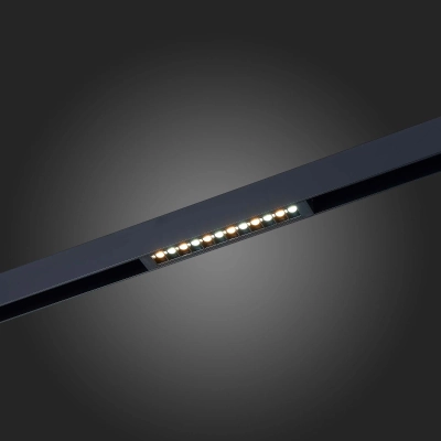 ST655.496.09 Светильник трековый Черный LED 1*9W 2700K-6000K 700Lm Ra>90 24 IP20 L220xW25xH41 220V