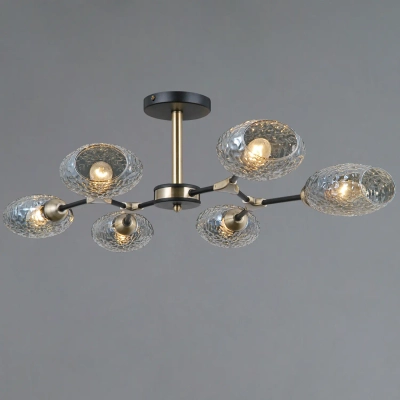 IL0272-6CSQ-25 BK AB TRENTO светильник потолочный ILLUMICO, E14х6