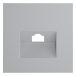 VLS001316 Накладка для розетки компьютерной RJ45 кат.6, S70 (серый). (ТМ Maytoni)