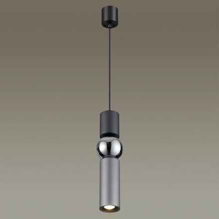 4070/5L L-VISION ODL19 475 серый/хром Подвес GU10 1*5W SAKRA