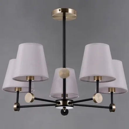 IL0394-5CSQ-24 BK AB CASTOR светильник потолочный ILLUMICO, E14х5
