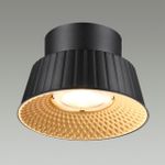 6643/6CL HIGHTECH ODL24 171 черный/металл/акрил Потолочный светильник IP20 LED 7W 3000K 220V MALI