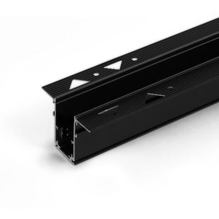 Slim Magnetic Шинопровод встраиваемый черный 2м 85087/00