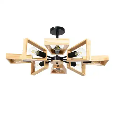 Люстра на штанге Arte Lamp BRUSSELS A8030PL-8BK, 8хE27