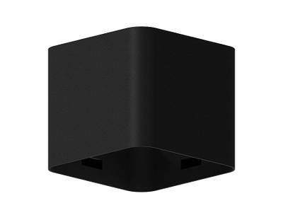 Корпус светильника накладной для насадок 70*70mm C7806 SBK черный песок 70*70*H60mm MR16 GU5.3