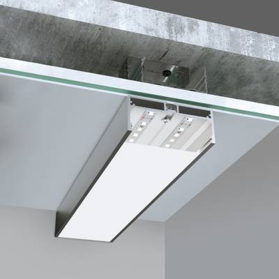 Профиль с экраном SL-LINE-7532-2000 ANOD (Arlight, Алюминий)