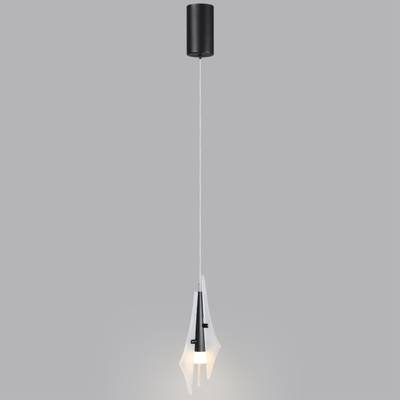 5442/6LA L-VISION ODL_EX26 черный/бел.матовый/металл/стекло/акрил Подвес LED 6W 3000K 633Лм AFALINA