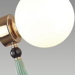 5405/1W MODERN ODL_EX23 123 золотой/черный/зеленый/белый матовый металл/керамика/стекло Бра E14 1*40W PALLE