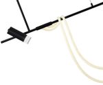 08039K-120A,19 Подвес диммируемый Кайли черный L120 h120 Led 40W+GU10 1*10W (4000K) с пультом ДУ