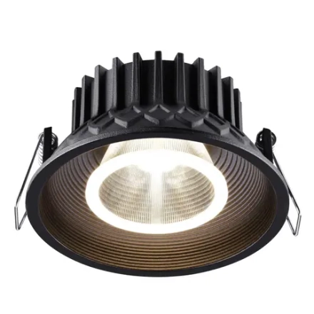 358790 SPOT NT21 534 черный Светильник встраиваемый светодиодный IP20 LED 15W 4000K 1600Лм 110-265V BIND