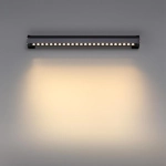 7040/14WL NATURE ODL25 679 черный/металл Фасадный поворотный на 180° светильник IP65 LED 14W 3000K 24° 759Лм AC220-240V GRAZE