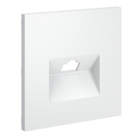 VLS001302 Накладка для розетки компьютерной RJ45 кат.6, S70 (белый матовый). (ТМ Maytoni)