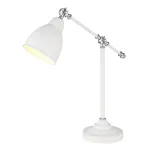 Офисная настольная лампа Arte Lamp BRACCIO A2054LT-1WH, 1хE27