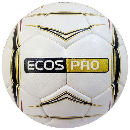Мяч футбольный ECOS Pro GOLDEN. Ручная сшивка. Размер №5