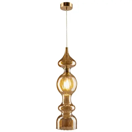 Светильник подвесной Crystal Lux IRIS SP1 A AMBER 2070/201