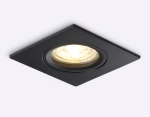 Светильник встраиваемый TN102456 BK черный GU5.3 85*85*28