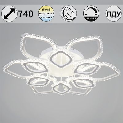 56890-0.3-6+6A WH светильник потолочный