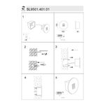 SL9501.401.01 Светильник уличный настенный ST-Luce Черный LED 1*1W 4000K