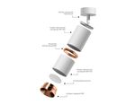 Антибликовая решётка для ламп MR16 A9101 WH белый D60*H2mm