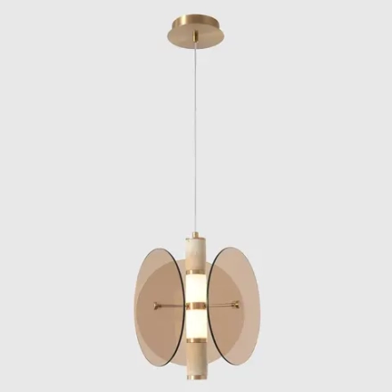 Светильник подвесной Crystal Lux AMARILLO SP12W LED BRASS 0120/212