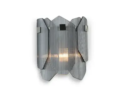 Светильник настенный LH31207/2 SN/SM сатин никель/дымчатый E14*2 max 40W 220*150*270