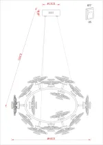 Подвесная люстра Arte Lamp CHERISH A2097LM-90GO, 1хLED