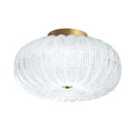 7720/36L PIKO LED SN 42 Светильник металл/стекло/прозрачный/золотой LED 36Вт 3000-6500K D400 IP20 пульт ДУ ANGELO