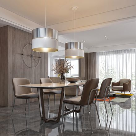 Подвесной светильник с тканевым абажуром 534 Hilton