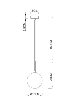 Подвесной светильник Arte Lamp VOLARE A1565SP-1BK, 1хE14