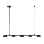8117/5 COMFI LN26 236 черный, металл Подвесной светильник LED GX53 5*7W 220V TORINA