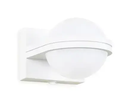 Настенный светодиодный светильник с выключателем FW555 SWH белый песок LED 3000K 5W 80*80*138