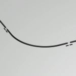 Коннектор радиусный D900 накладной Levity черный, TRA184-R900-11B. TM Maytoni