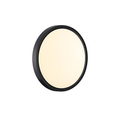 7660/18L MITRA LED SN 54 Светильник пластик/белый/черный LED 18Вт 3000/4000K D230 IP40 ALFA BLACK