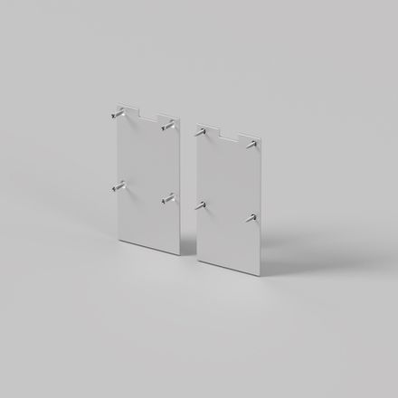 Комплект заглушек (для профиля 35×66) 2 шт., ALM-3566-EC 642079. TM Maytoni