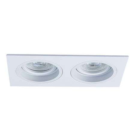 Точечный встраиваемый светильник ARTE LAMP TARF A2178PL-2WH, 2хGU10