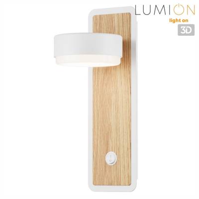 8263/1W COMFI LN26 металл, белый/дерево Бра GX53 LED 1*7W 220V LELAND