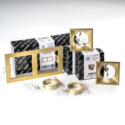 D5230303GMOD Светильник DOMINO QUADRO под LED модуль/лампу МR16 (214523+214503+214503+214003+214003)