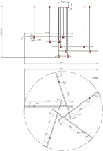 Подвесная люстра Arte Lamp ERRAI A2195SP-5BK, 1хLED