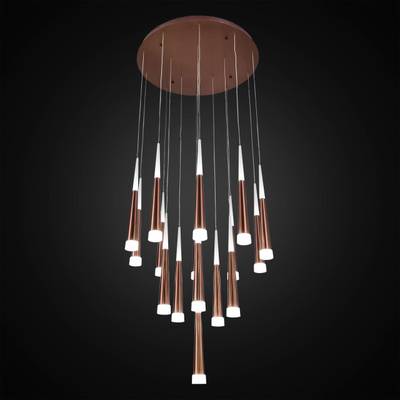 Citilux Вегас CL227163 LED Люстра каскадная Коричневая