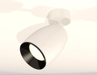 Комплект поворотного светильника XM1122001 SWH/PBK белый песок/черный полированный MR16 GU5.3 (A2202, C1122, N7031)