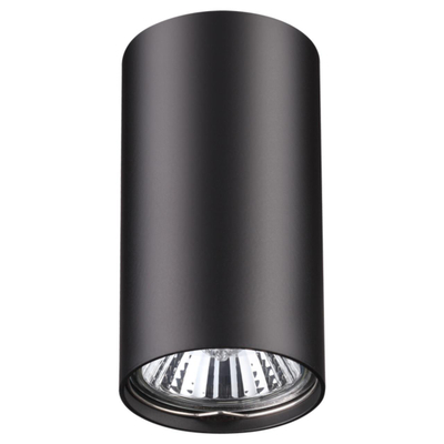 370420 OVER NT19 481 черный Накладной светильник IP20 GU10 50W 220V PIPE