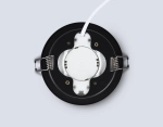 Светильник встраиваемый TN5215 BK черный GX53 max 15W D105*40