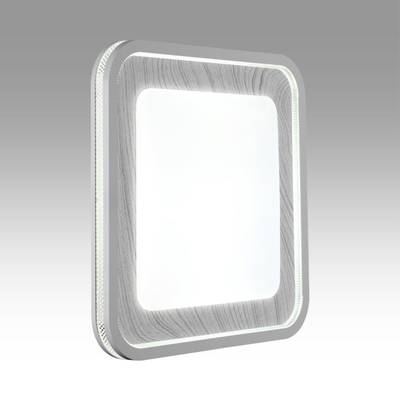 7682/EL COLOR SN 110 Светильник пластик/сер под дер LED 70Вт 3000-6000K 507х507 IP43 пульт ДУ MAVI WOOD