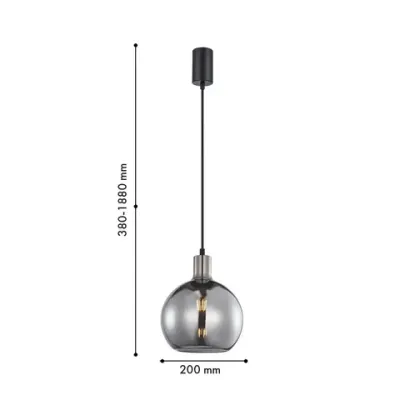 Подвес Dubbel 4355-1P, 1*E27*40W. ТМ F-Promo