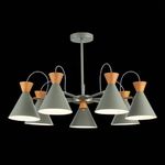 SLE125112-07 Люстра потолочная Серый, Золотой/Серый, Темное дерево E14 7*40W