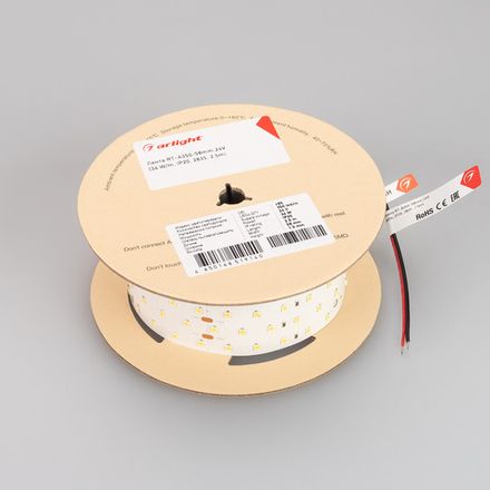 Лента RT 2-2500 24V Warm2700 5x2 (2835, 875 LED, LUX) (Arlight, 36 Вт/м, IP20)